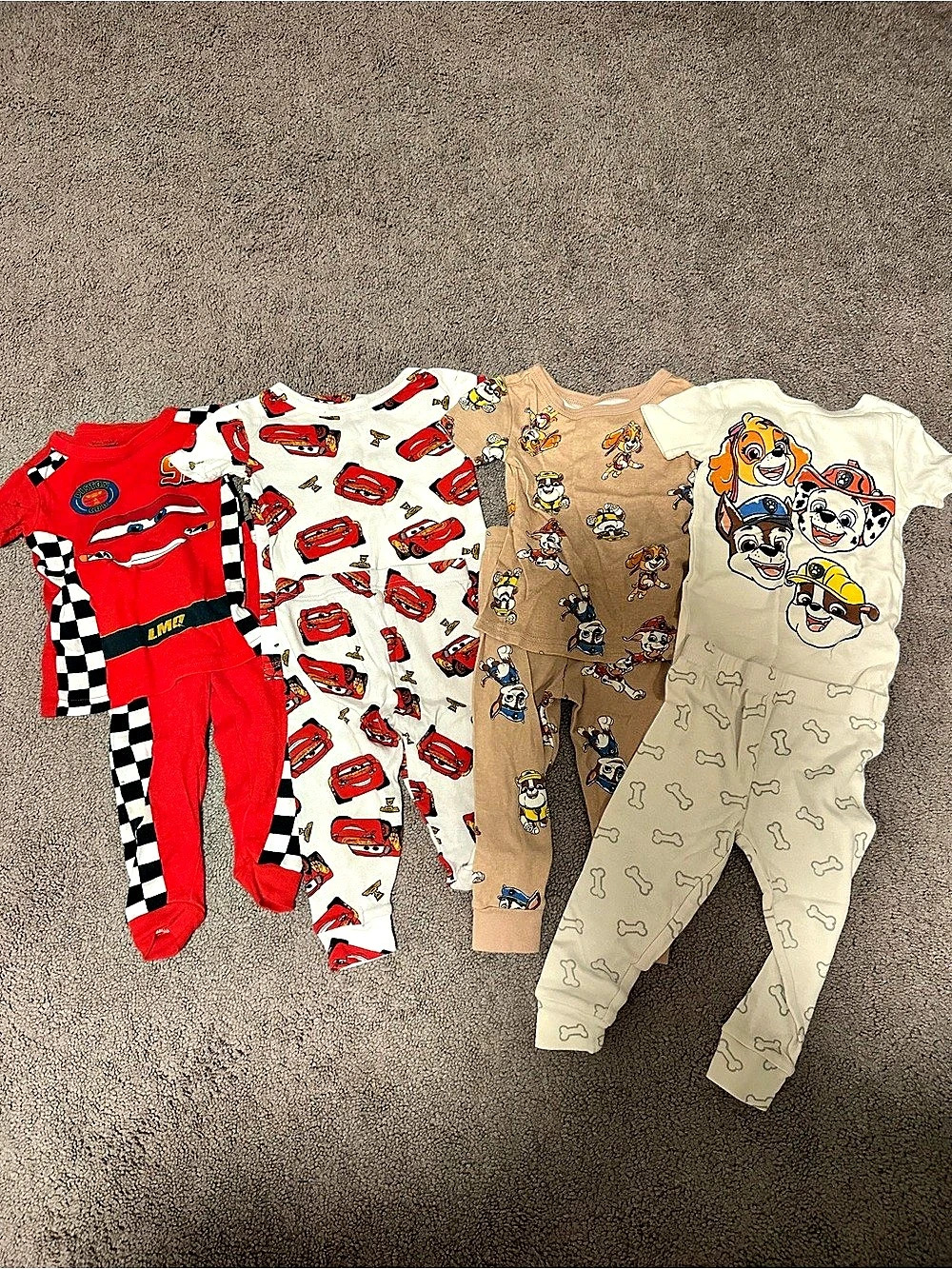 Disney 2T Footie Pajama Bundle